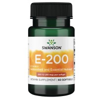 Natural Vitamin E 200IU 60 kap