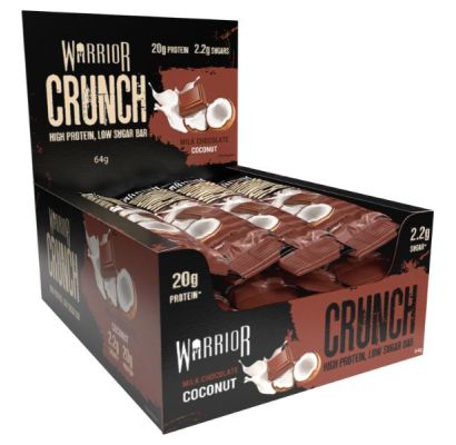 Warrior Crunch Bar 64 g Milk chocolate coconut