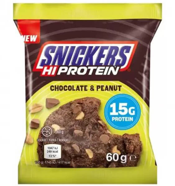 Snickers High Protein Cookie 60g Chocolate & Peanut