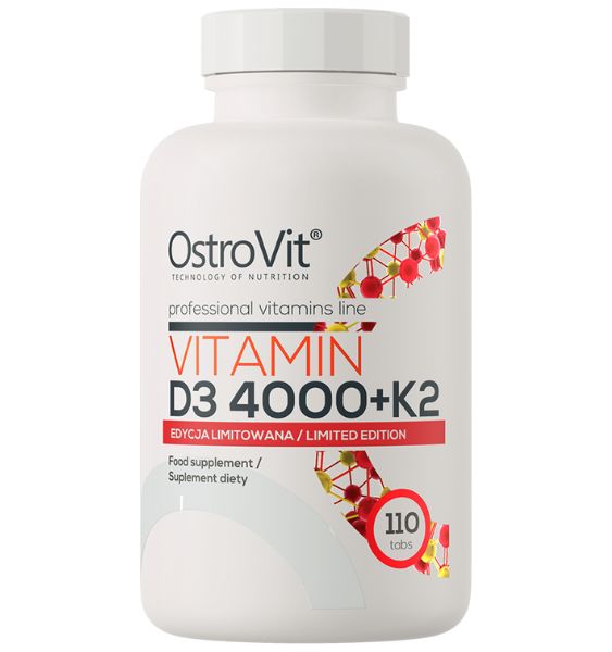 Vitamin D3 4000 IU + K2 110 tabs